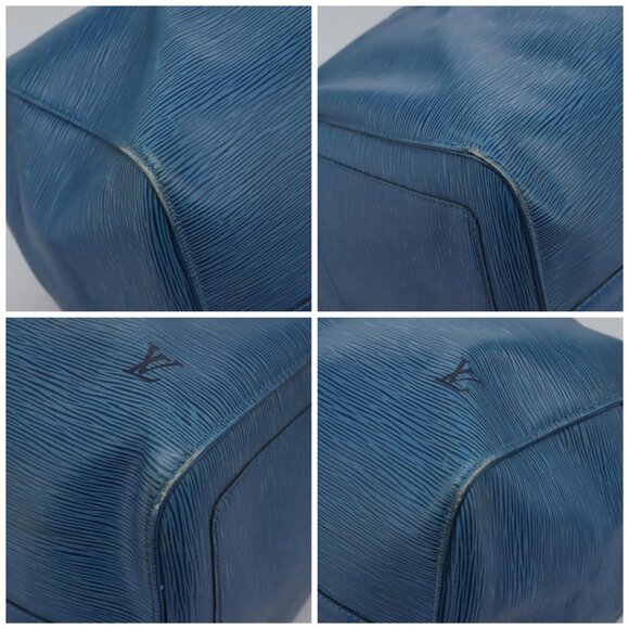LOUIS VUITTON Epi Keepall 55 Boston Bag Toledo Blue M42955 LV Auth BD1153 - Picture 14 of 16